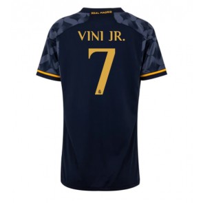 Real Madrid Vinicius Junior #7 kläder Kvinnor 2023-24 Bortatröja Kortärmad